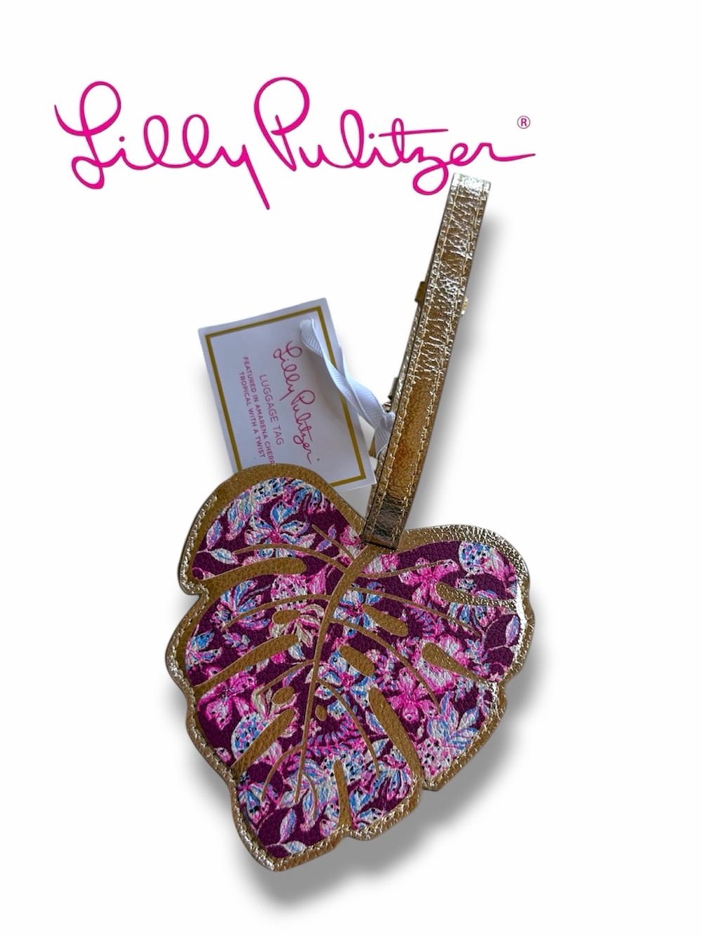 Lilly Pulitzer Luggage Tag - Amarena Cherry